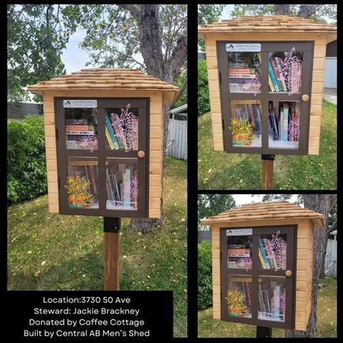 Little Free Library at 3730 50 Ave Cannon Park