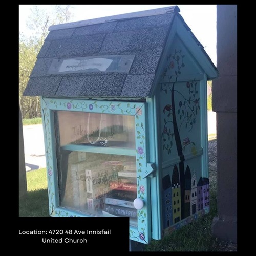 Little Free Library at 4720 48 Ave United Church