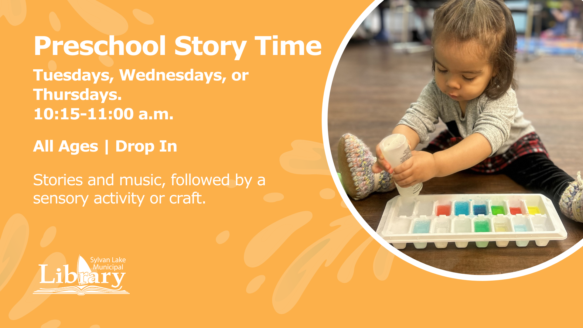 Preschool Story Time website banner