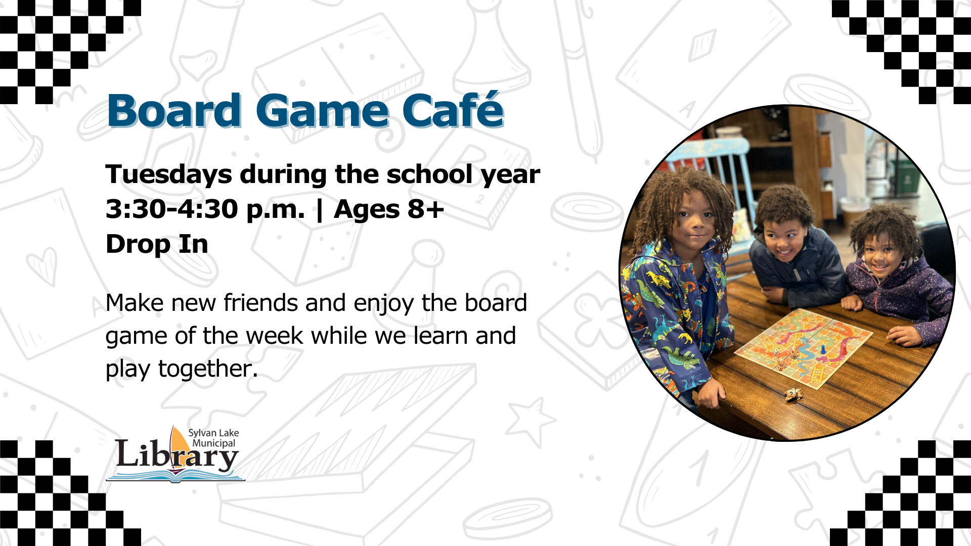 Board Game Café website banner